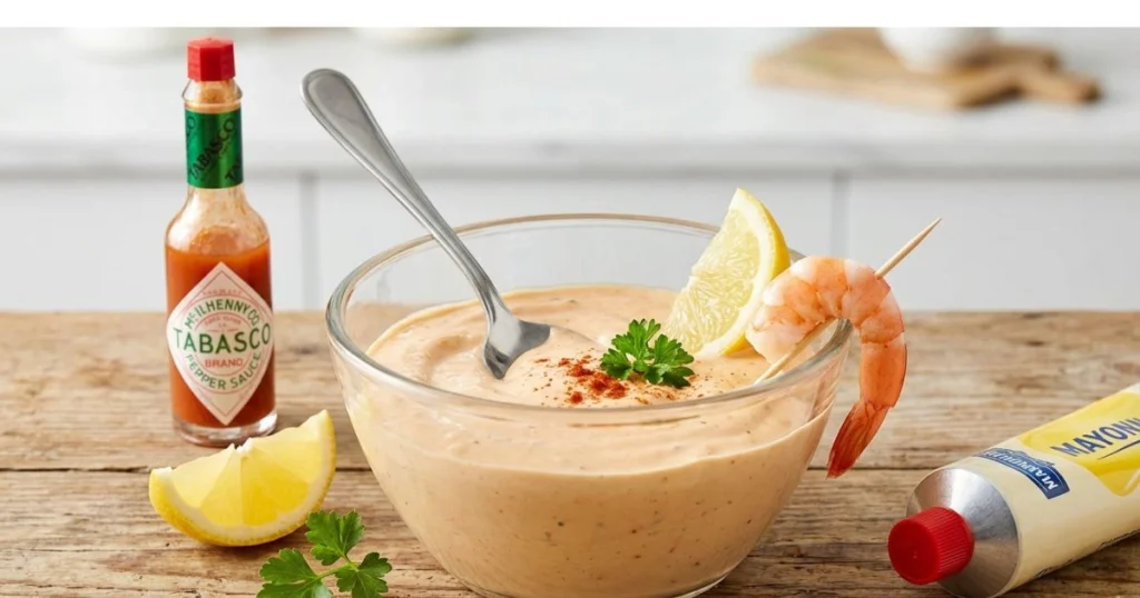 Image actuelle : Sauce cocktail simple et rapide