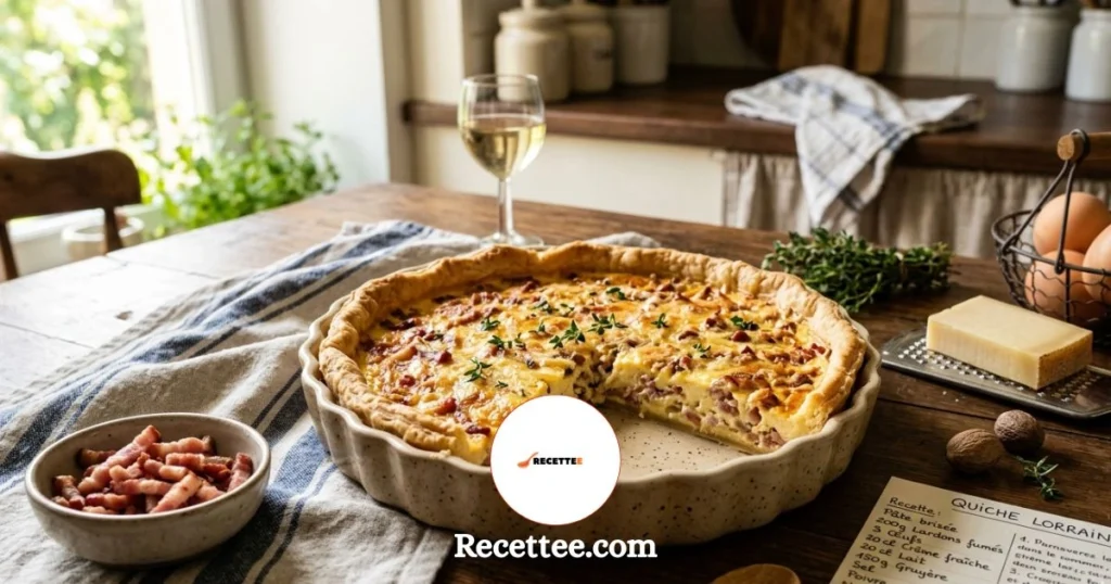 Image actuelle : recette Quiche Lorraine