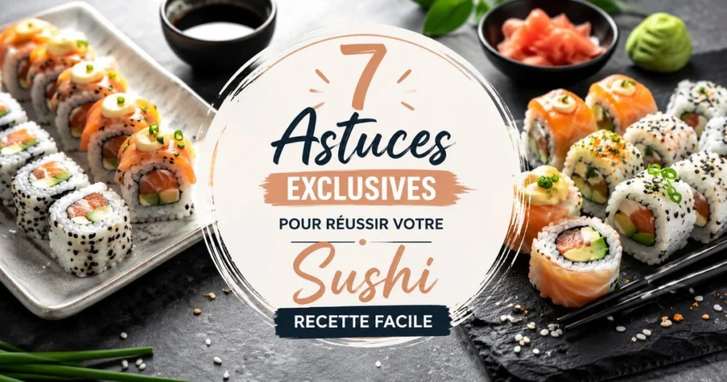7 astuces exclusives pour réussir votre sushi recette facile