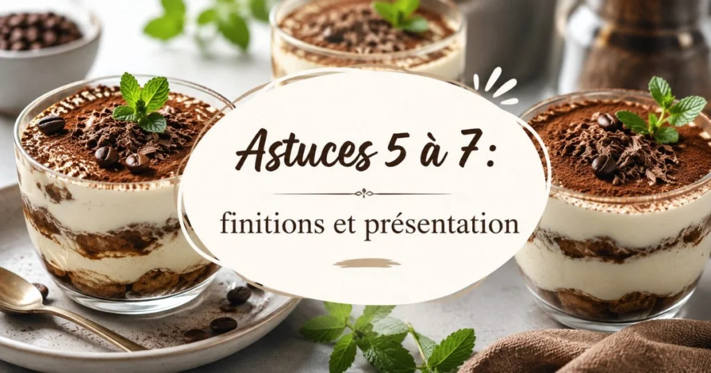 Astuces 5 a 7 finitions et presentation