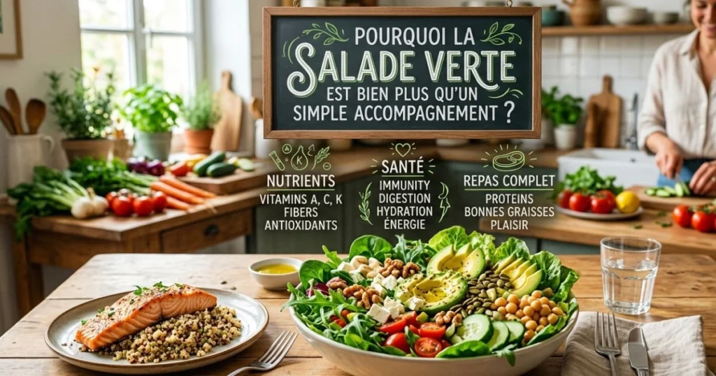 Pourquoi la salade verte est bien plus qu'un simple accompagnement?