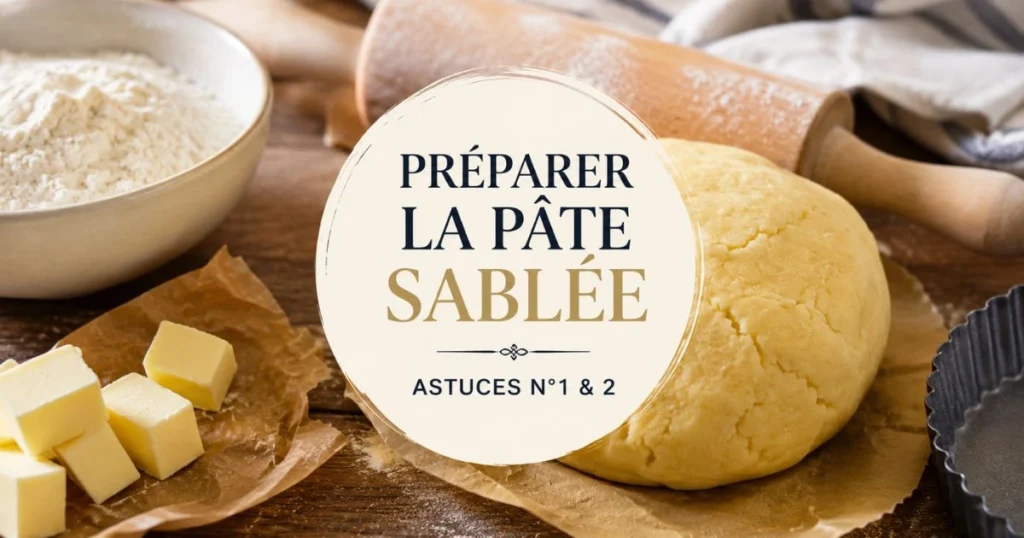 Préparer la pâte sablée — astuces n°1 & 2
