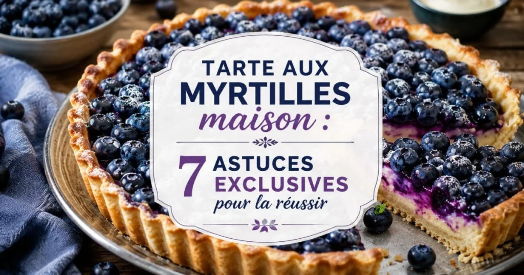 Tarte aux myrtilles