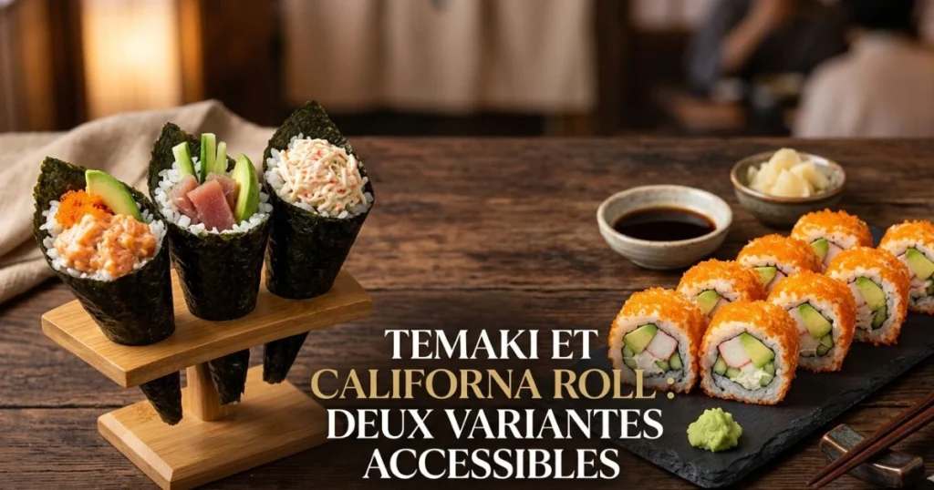 Temaki et California Roll