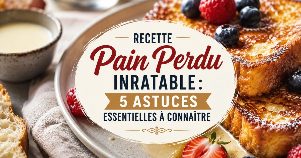 recette pain perdu