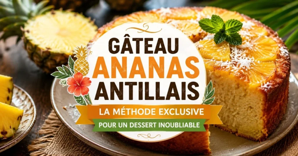 Gâteau ananas antillais