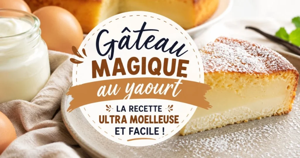 Gateau magique au yaourt