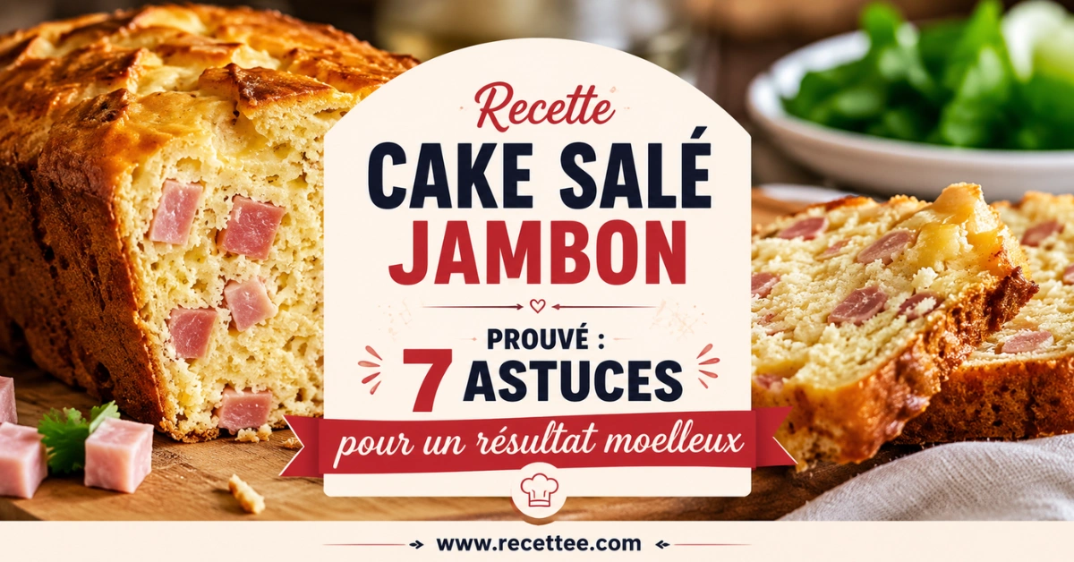 Recette Cake Salé Jambon : Proven 7 Astuces pour un Résultat Moelleux