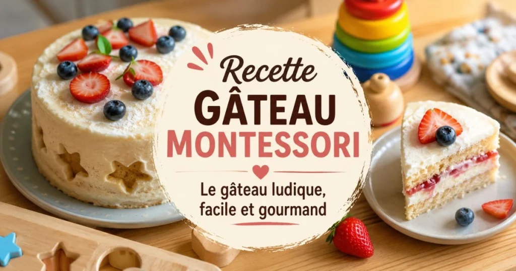 Recette gâteau Montessori